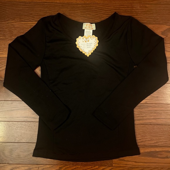 NWT Long Sleeve Boutique Loungewear Top Size Medium - Picture 2 of 5